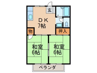 間取図 プレジール頃末