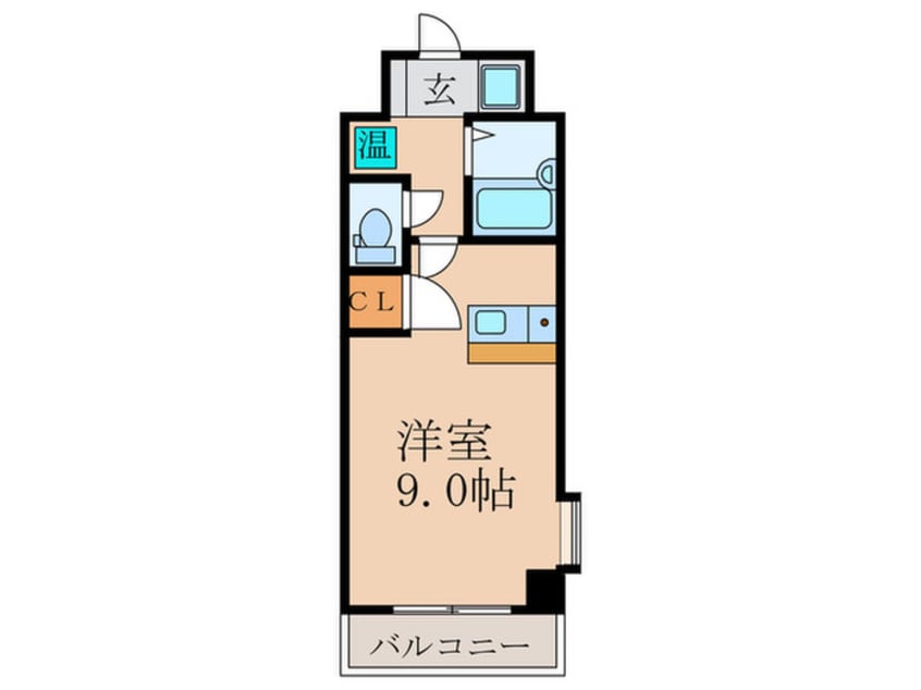 間取図 グローリー北方Ⅱ