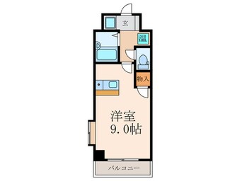 間取図 グローリー北方Ⅱ