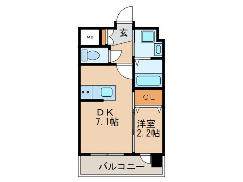 間取図 YSP八幡