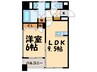 レジディア博多駅南 1LDKの間取り