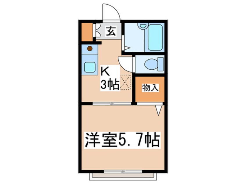 間取図 ﾗｲﾄﾊｳｽⅡ