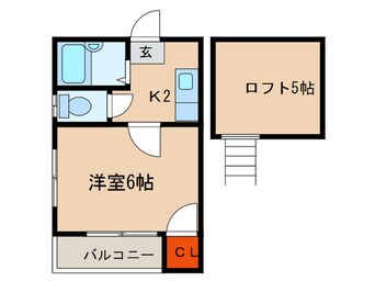 間取図 サンバレ－唐人町