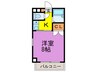 ＨＢハウス 1Kの間取り