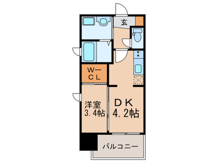 間取図 ｻｳﾞｫｲ ｸﾞﾗﾝﾃﾞ ｳｫｰﾀｰｻｲﾄﾞ(901)