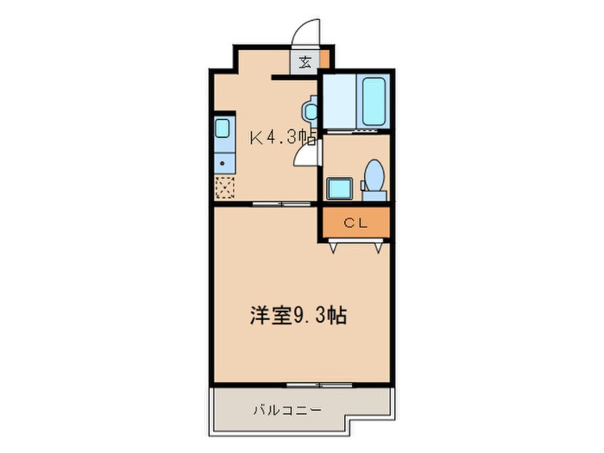 間取図 スリーアイランド今宿