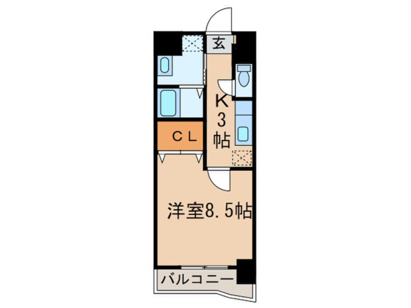 間取図 グランド・コスモ