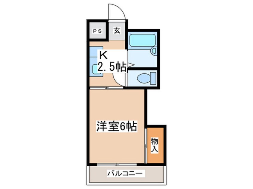 間取図 パシフィック紫