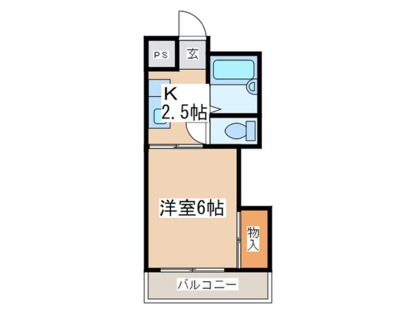 間取図 パシフィック紫