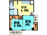 サンコ－ポ光３ 2DKの間取り