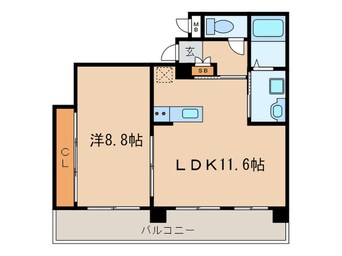 間取図 フロスター千早