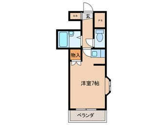 間取図 OAK　VILLA　室見14th