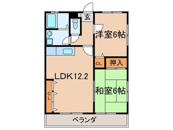 間取図 和楽弐番館