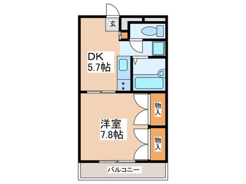 間取図 ＪＹＵＲＡＫＵ