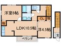 ニュークレストール・ノブ Ａの間取図