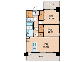 間取図 TONOクリスタル上人橋