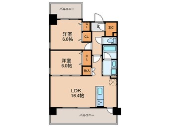間取図 TONOクリスタル上人橋
