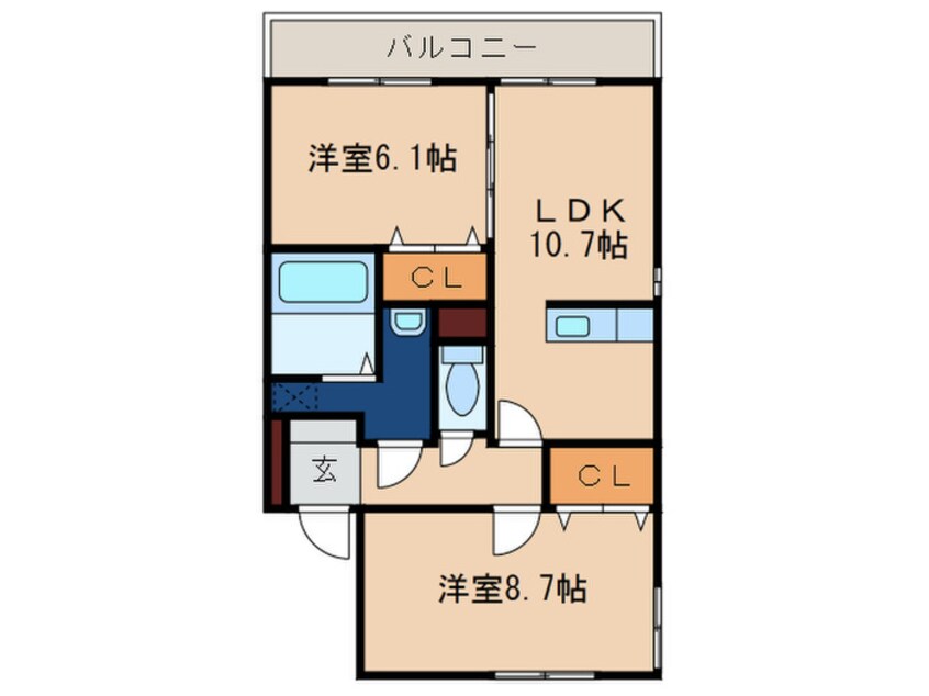 間取図 ロワイヤルＴ．ＮⅡ