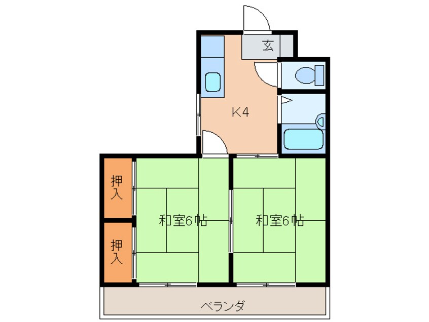 間取図 シャトレ南王子