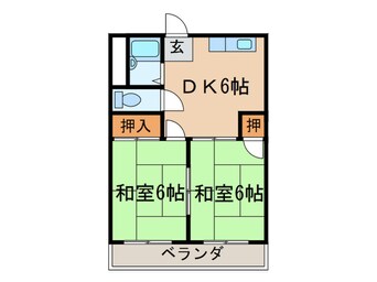 間取図 シャトレ南王子