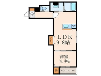 間取図 Ｅｌｌｉｎａ貴船Ⅲ