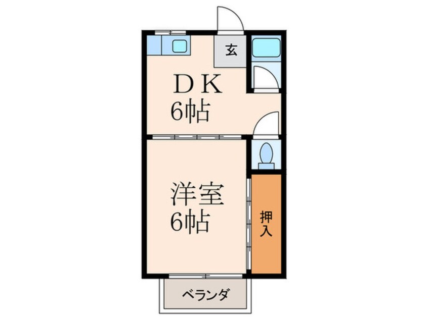 間取図 シェリール井堀通り