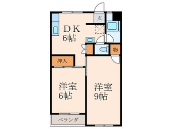 間取図 シェリール井堀通り