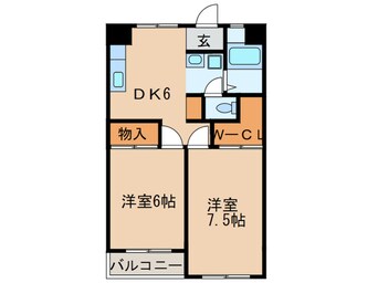間取図 シェリール井堀通り