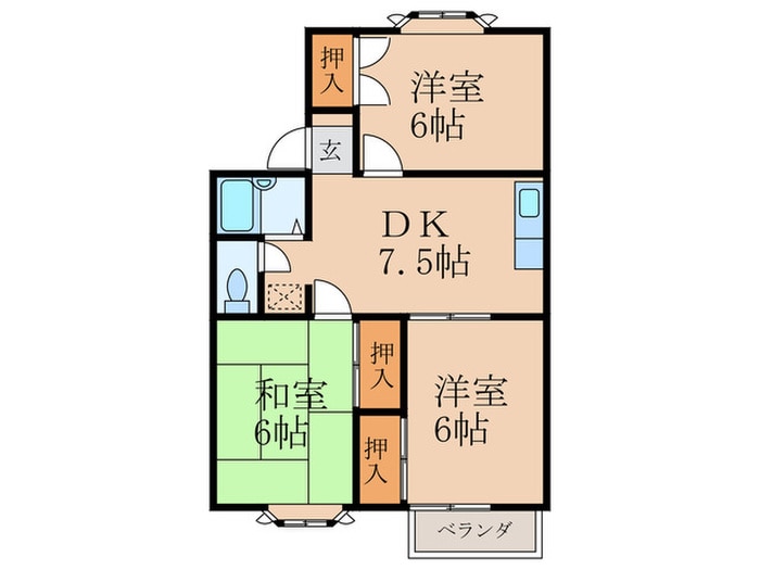 間取り図 ベルエポック町上津役
