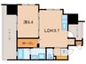 フェルト１２７ 1LDKの間取り