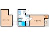 クリスタルＫ九大南 1Kの間取り
