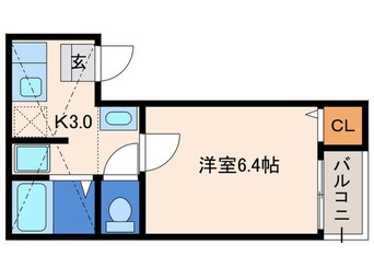 間取図 クリスタルＫ九大南