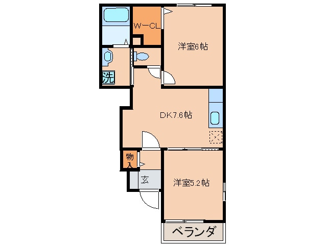 間取り図 ヴィラ宮ノ前参番館