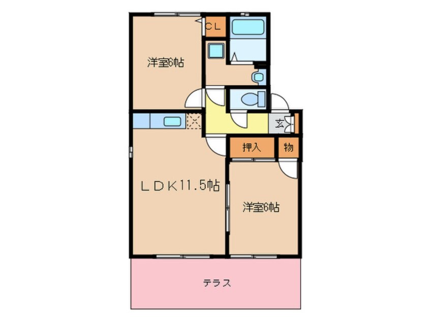 間取図 ハイカム－ルミナト（1､2号）