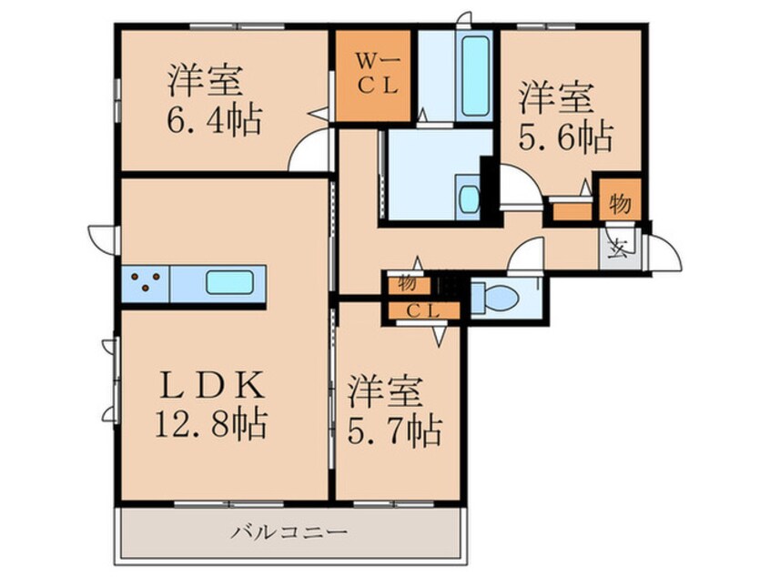 間取図 NADYAⅢ