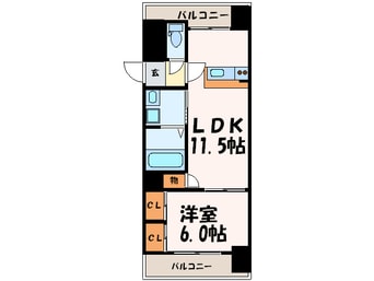間取図 Ｒａｄｕｎａ Ｂ．Ｌ．Ｄ．Ｇ