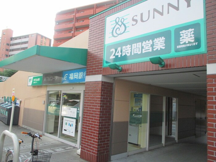 サニー(スーパー)まで250m リアンシエルブルー白金