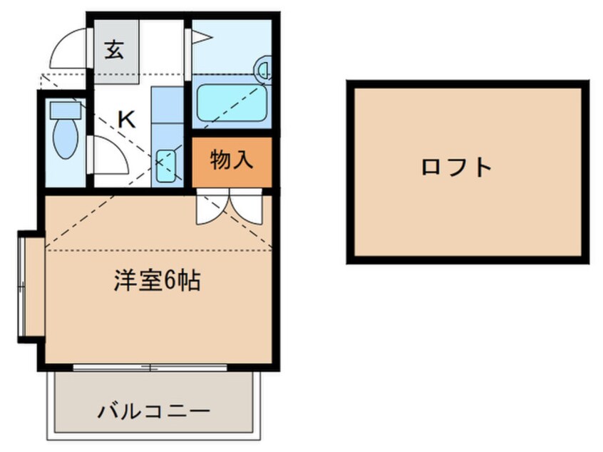 間取図 清水メゾンＢＭⅢ－Ｂ