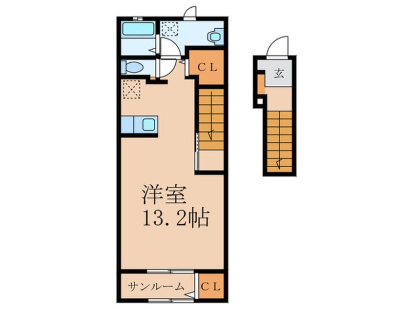 間取図 ルタン・ラシック　suwa