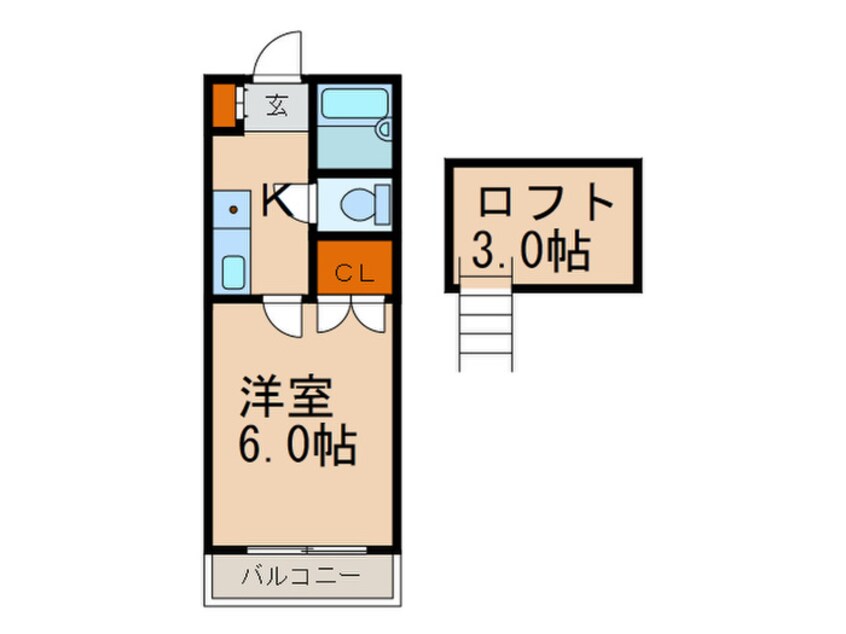 間取図 シティハウス名子