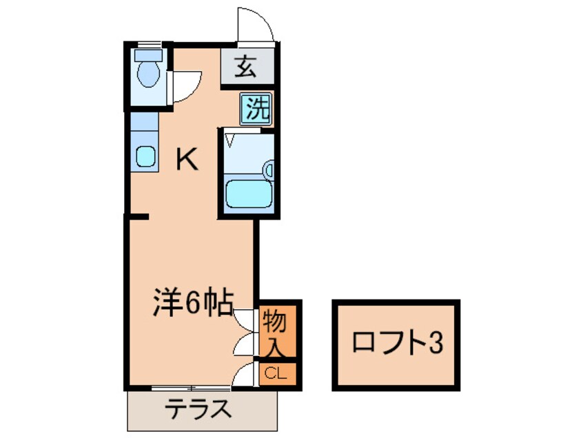 間取図 オアシス上津役