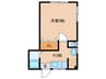 福永ビル 1Kの間取り