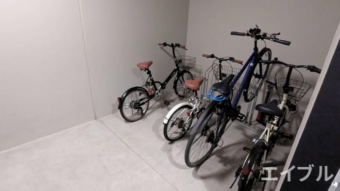 駐輪場 ノヴェル堀江町