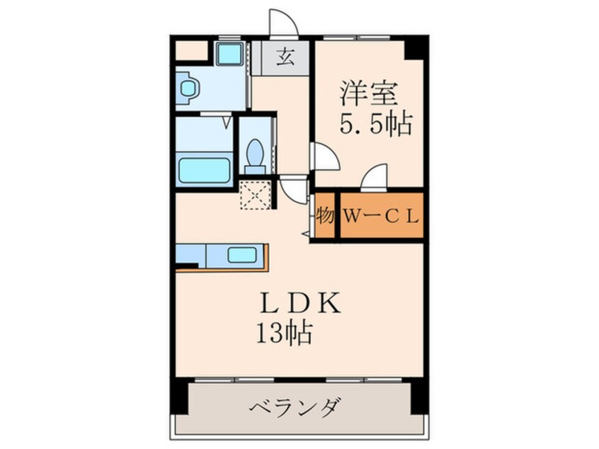 間取図 フェルト１１１３