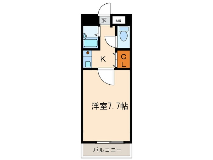 間取り図 ヴェルロッジヒロタ