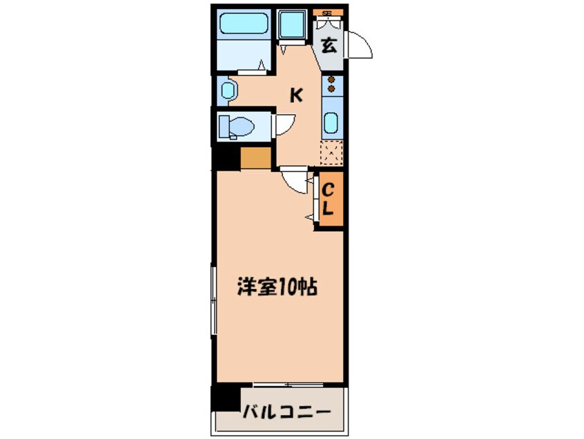 間取図 プレシャス天神南