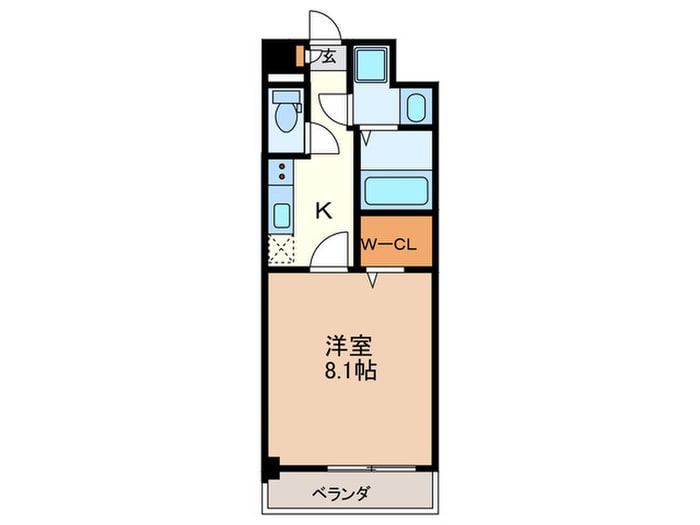 間取り図 ヴィッラ　アプリーレ 西新南