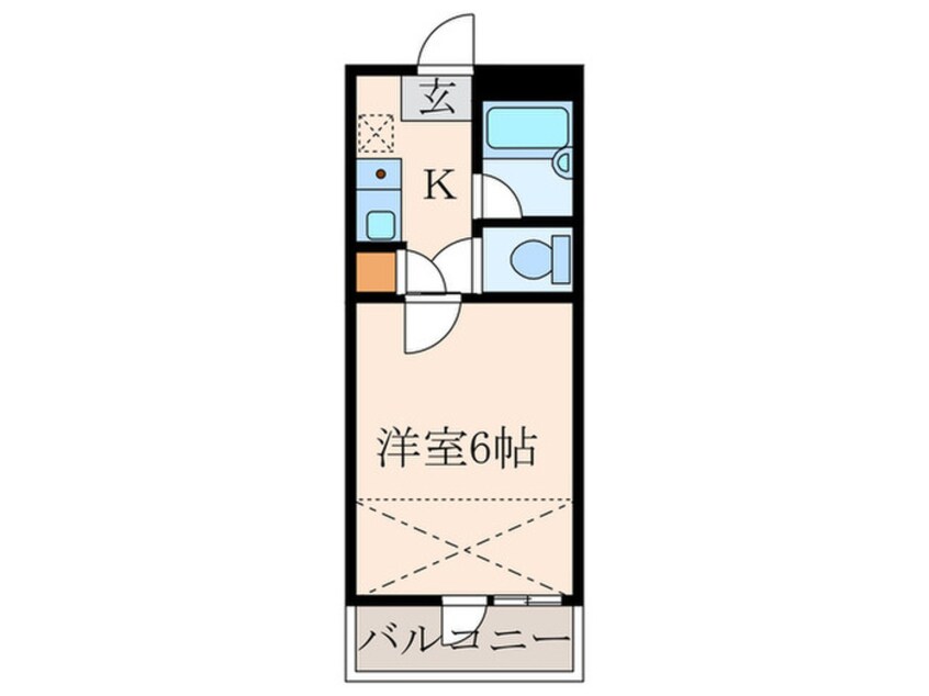 間取図 アルシュ折尾