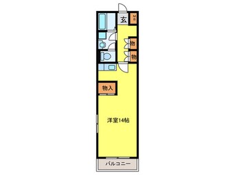間取図 レジデンス高砂