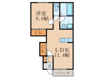 間取図 シルフィ－ド
